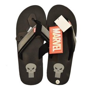 The Punisher Marvel Comics Mens Flip Flops
